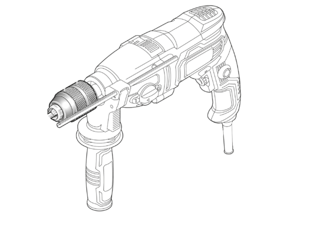 Taladro percutor 1/2″ 13mm